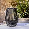 #N/A Luci Per Esterno-Lampada da tavolo solare LED (H23 cm) Calabre Nero