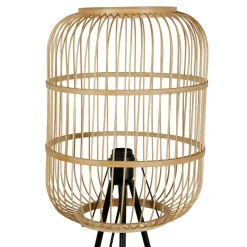 OSTARIA Piantane-Lampada da terra con treppiede bambù (H152 cm) Hanoi Beige