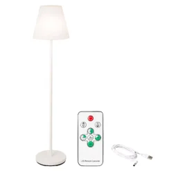 #N/A Luci Per Esterno-Lampada da terra da esterno senza fili ricaricabile USB LED (H150 cm) Brooklyn