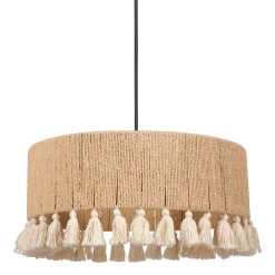 OSTARIA Lampadari-Lampadario a sospensione pon pon e corda (D35 cm) Charlotte