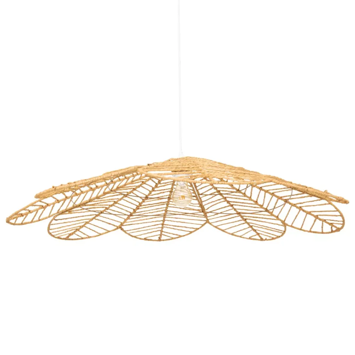 ATMOSPHERA Lampadari-Lampadario a sospesione in corda (D98 cm) Fiore Folk