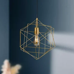 OSTARIA Lampadari-Lampadario in metallo (D40 cm) Celeste