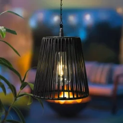 KAEMINGK Luci Per Esterno-Lampada solare da giardino a sospensione LED (H58 cm) Midtown