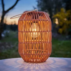 #N/A Luci Per Esterno-Lanterna da giardino solare LED (H24,5 cm) Toscane Terracotta