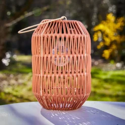 #N/A Luci Per Esterno-Lanterna da giardino solare LED (H24,5 cm) Toscane Terracotta