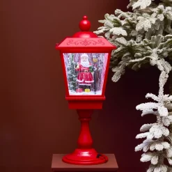 KAEMINGK Oggetti Decorativi E Illuminati|Decorazioni E Oggetti Natalizi-Lanterna luminosa 33 LED (H70 cm) Babbo Natale Bianco freddo