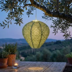 KAEMINGK Luci Per Esterno-Lanterna solare da giardino sospesa (H28 cm) traforato
