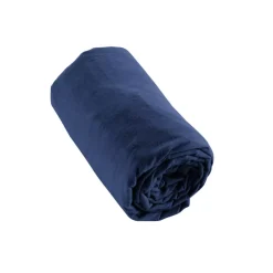 Lenzuolo con angoli flanella di cotone (180 x 200 cm) Nina Blu navy