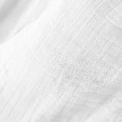 Lenzuolo con angoli garza di cotone (160 x 200 cm) Gaïa Bianco chantilly
