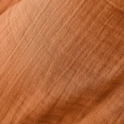 Lenzuolo con angoli garza di cotone (90 x 190 cm) Gaïa Albicocca