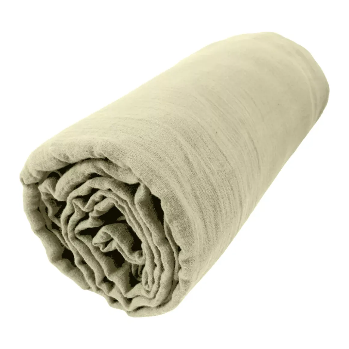 Lenzuolo con angoli garza di cotone (90 x 200 cm) Gaïa Verde tiglio