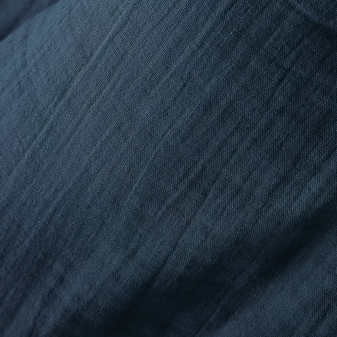 Lenzuolo con angoli garza di cotone (140 cm) Gaïa Blu notte