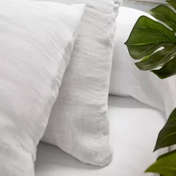 Lenzuolo con angoli garza di cotone (140 x 190 cm) Gaïa Bianco chantilly