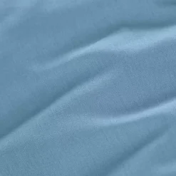 Lenzuolo con angoli in percalle di cotone (90 x 190 cm) Cali Azzurro