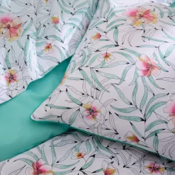 Lenzuolo sopra percalle di cotone (240 x 310 cm) Roxane Multicolore