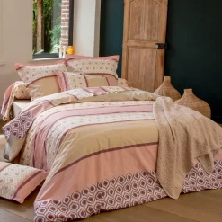 Lenzuolo superiore cotone (240 x 310 cm) Inouk Rosa