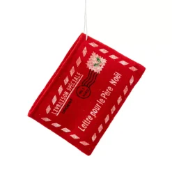 FEERIC LIGHTS Addobbi Natalizi-Lettera a Babbo Natale da appendere (H8 cm) Natale