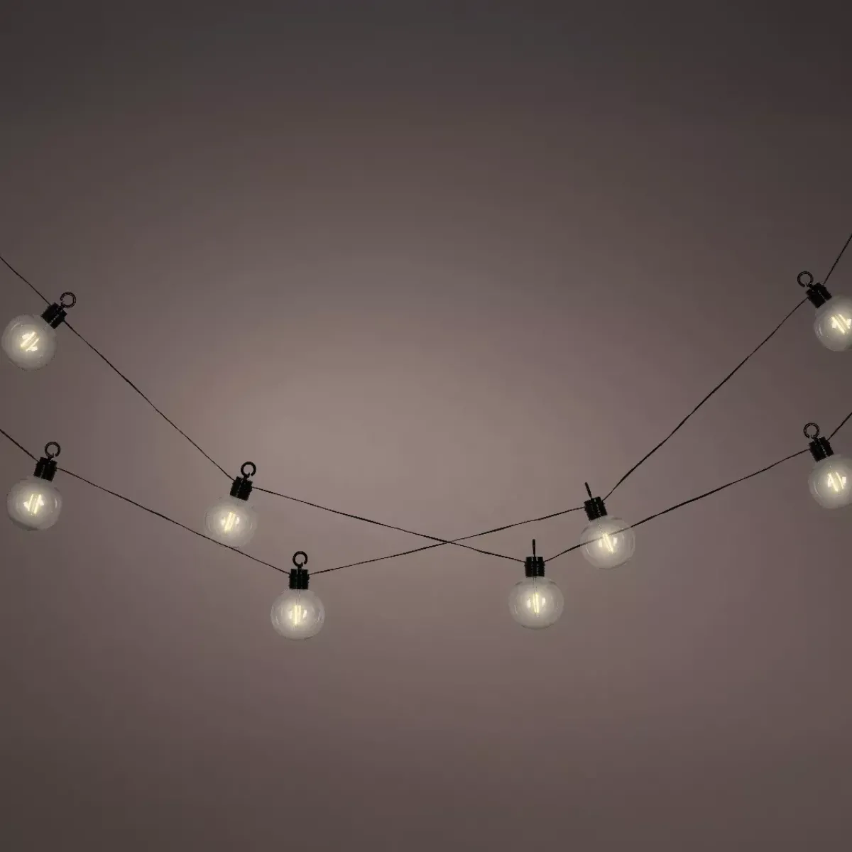 KAEMINGK Luci Per Esterno-Luminaria da giardino solare con 8 LED (5,8 m) Festa Guinguette