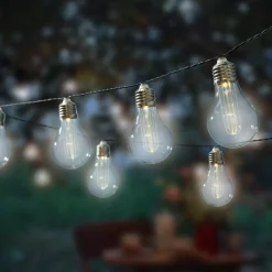 KAEMINGK Luci Per Esterno-Luminaria solare a 10 LED (4,5 m) Guinguette lampeggiante