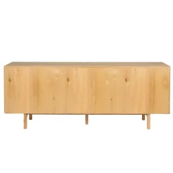 Credenze E Cassettiere-Madia 4 ante in rovere (200 x 80 cm) Olys