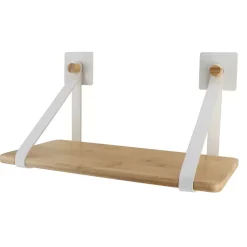 TENDANCE Contenitori Bagno|Mobili Bagno-Mensola adesiva bambù Easy Chic