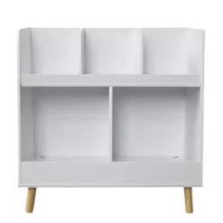 EMINZA Mobili Bambini-Mobile da parete per bambini in legno 5 scomparti (H70 cm) Hector