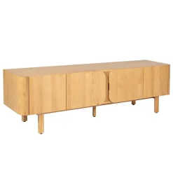 Mobile Tv-Mobile TV 4 ante in rovere massiccio (180 x 55 cm) Oakland