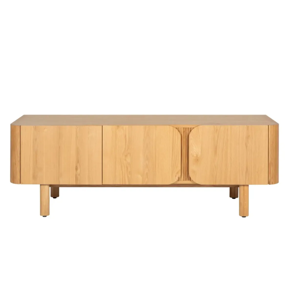 Mobile Tv-Mobile TV 3 ante in rovere massiccio (154 x 55 cm) Oakland