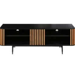 Mobile Tv-Mobile TV 4 nicchie in rovere massiccio (130 x 43 cm) Rytm