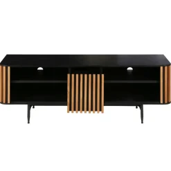 Mobile Tv-Mobile TV 4 nicchie in rovere massiccio (130 x 43 cm) Rytm
