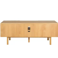 Mobile Tv-Mobile TV 2 scomparti 2 ante in rovere (140 x 55 cm) Olys