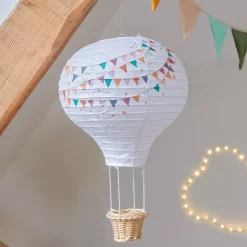 OSTARIA Oggetti Decorativi Bambini-Mongolfiera da appendere carta (D30 cm) Festoni