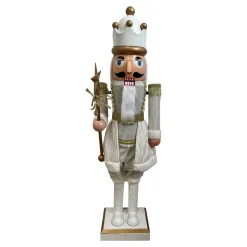 EMINZA Babbo Natale Animali E Personaggi|Personaggi E Oggetti Grande Dimensione-Musicista Schiaccianoci (H160 cm) musicale e animato Pavel
