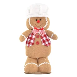 CHRISTMAS DREAM Babbo Natale Animali E Personaggi-Omino di pan di zenzero (H28 cm) Manala Cuoco Goloso
