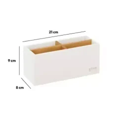 5 Five Simply Smart Accessori Bagno-Organizez 4 scomparti Natureo