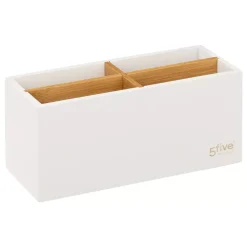 5 Five Simply Smart Accessori Bagno-Organizez 4 scomparti Natureo