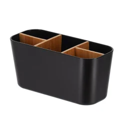 TENDANCE Accessori Bagno-Organizzatore per il bagno con 5 scomparti in bambù Naturo