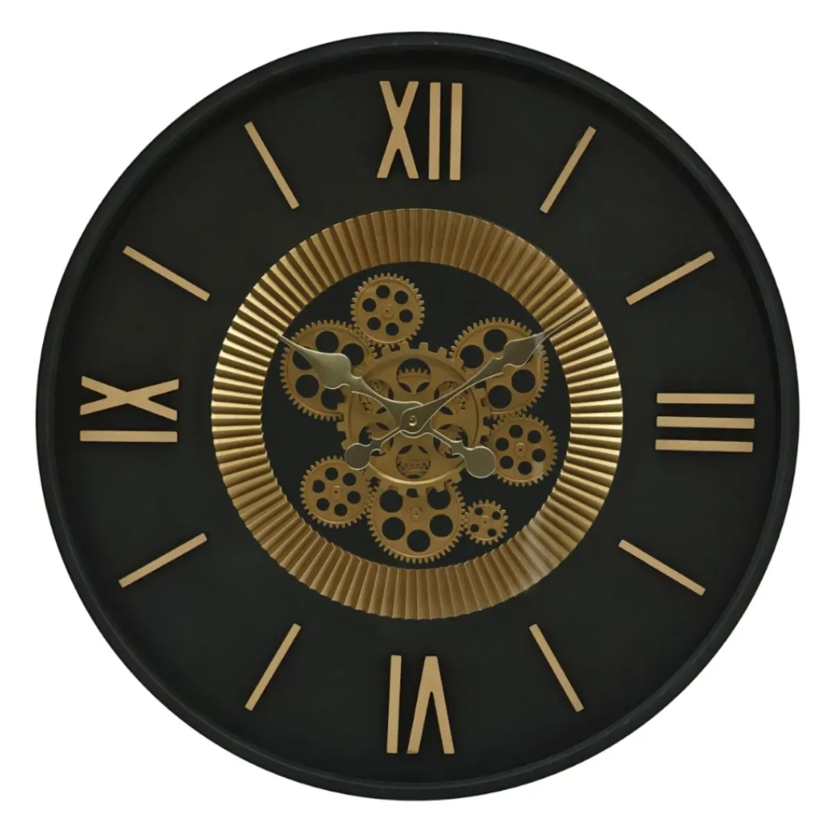 EMINZA Orologi-Orologio da parete rotondo in metallo (55 cm) Arezzo