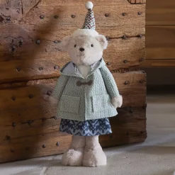 KAEMINGK Babbo Natale Animali E Personaggi-Orsetta delle nevi (H53 cm) Gabrielle e verde chiaro