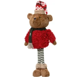 KAEMINGK Babbo Natale Animali E Personaggi-Orsetto di Natale decorazione (H54 cm) Pippin in montagna
