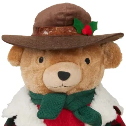 KAEMINGK Babbo Natale Animali E Personaggi-Orso decorativo di Natale (H45 cm) Noha dal Canada