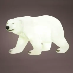 EMINZA Oggetti Decorativi E Illuminati-Orso polare luminoso 8 LED (H35 cm) Viken