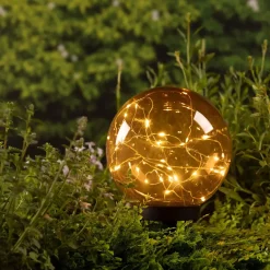 #N/A Luci Per Esterno-Paletto da giardino solare Crystal 30 LED
