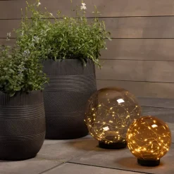 #N/A Luci Per Esterno-Paletto da giardino solare Crystal 30 LED