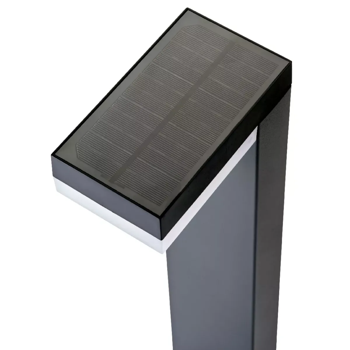 #N/A Luci Per Esterno-Paletto da giardino solare 40 LED 600 lumen (H50 cm) Elite Grigio