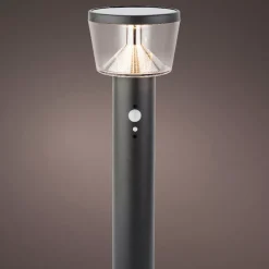 #N/A Luci Per Esterno-Paletto da giardino solare 40 LED 600 lumen (H54 cm) Orion Grigio