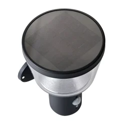 #N/A Luci Per Esterno-Paletto solare da giardino da parete 40 LED 600 lumen (H23 cm) Orion Grigio