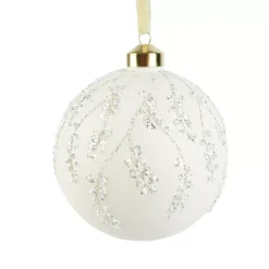 KAEMINGK Palline Di Natale-Pallina di Natale in vetro (D120 mm) Caduta di neve