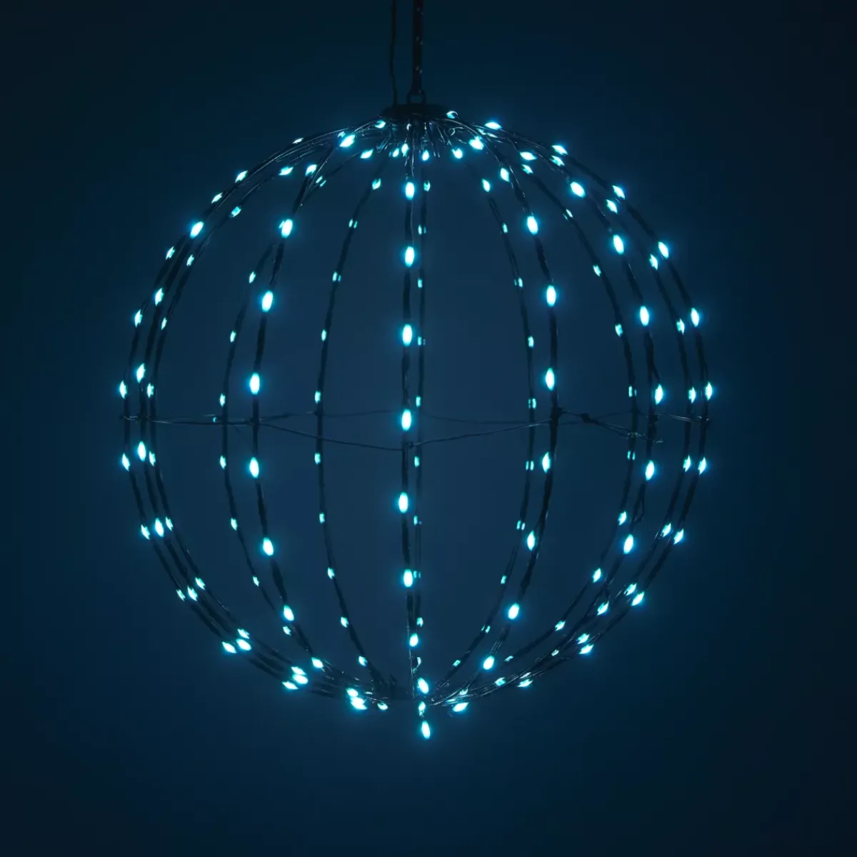 KOOPMAN Oggetti Decorativi E Illuminati|Decorazioni E Oggetti Natalizi-Palloncino Luminoso Digitale 168 LED (D40 cm) Pieghevole