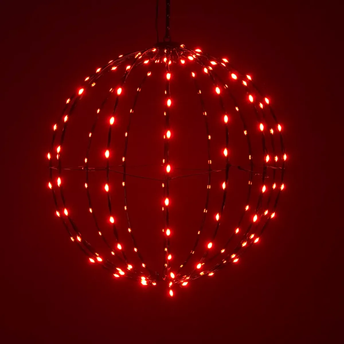 KOOPMAN Oggetti Decorativi E Illuminati|Decorazioni E Oggetti Natalizi-Palloncino Luminoso Digitale 168 LED (D40 cm) Pieghevole